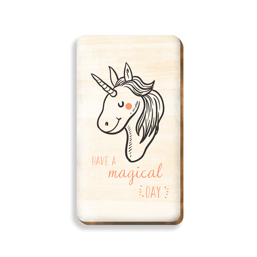 Magnet_5x9_unicorn_magical_day Magnet z napisom "Have a magical day" in ilustracijo samoroga