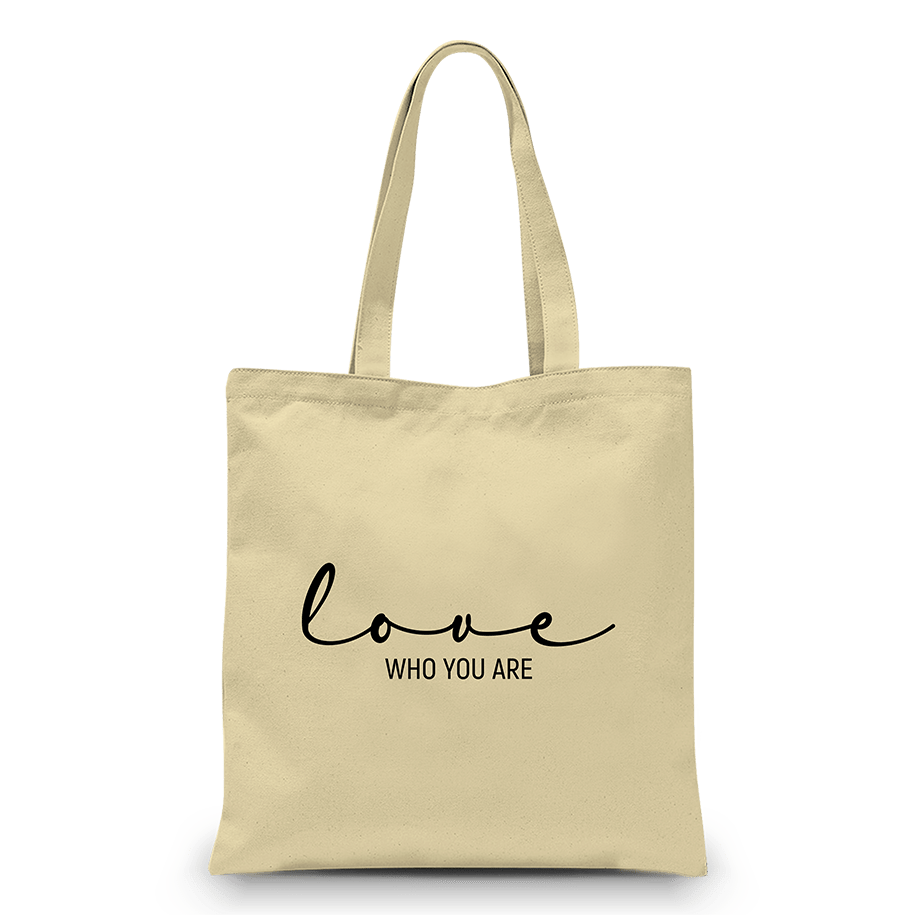 Vreca_love_who_you_are_natur Eko bombažna vreča z napisom ''love who you are''